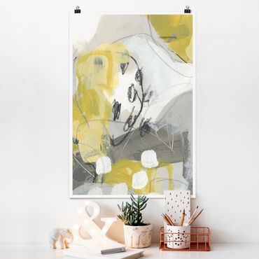Poster abstrait - Lemons In The Mist III
