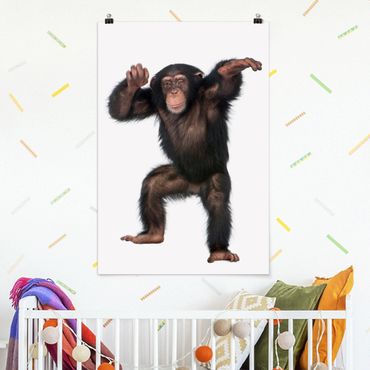 Poster animaux - Jolly Monkey