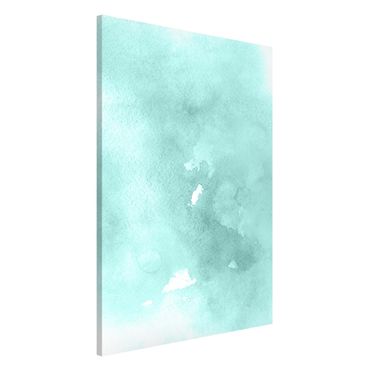 Tableau magnétique - Watercolour Turquoise Ocean