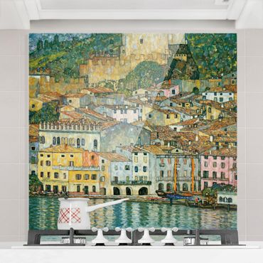 Fond de hotte - Gustav Klimt - Malcesine On Lake Garda