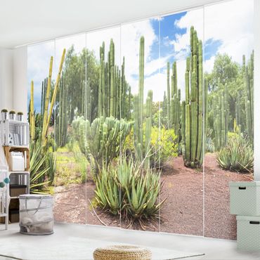 Set de panneaux coulissants - Cactus Landscape