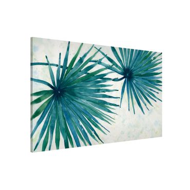 Tableau magnétique - Tropical Palm Leaves Close-up