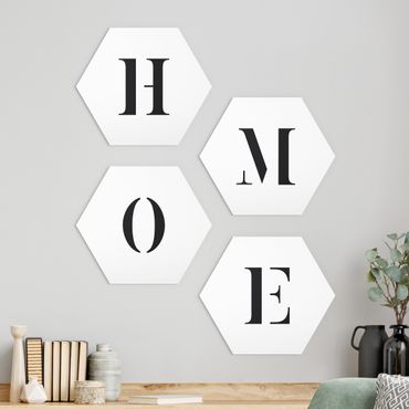 Hexagone en forex - Letters HOME Black Set II