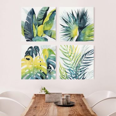 Impression sur toile - Tropical Foliage Set I