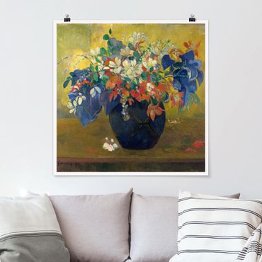 Poster - Paul Gauguin - Flowers in a Vase