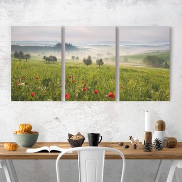 Impression sur toile 3 parties - Tuscan Spring