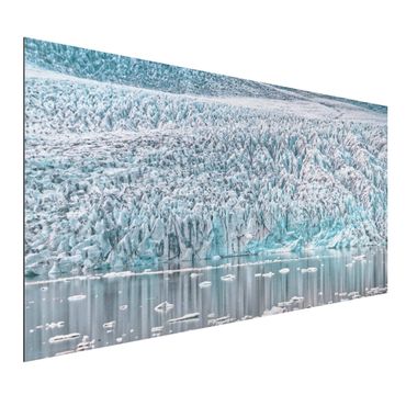 Tableau sur aluminium - Glacier On Iceland