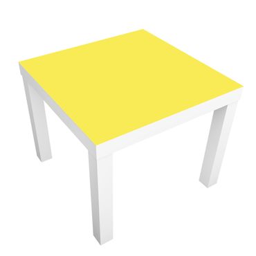 Papier adhésif pour meuble IKEA - Lack table d'appoint - Colour Lemon Yellow