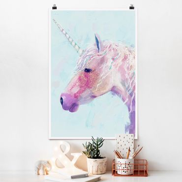 Poster animaux - Mystic Unicorn II