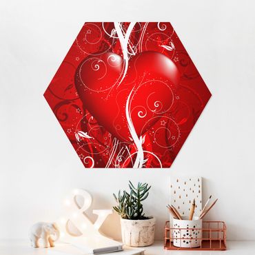 Hexagone en forex - Floral Heart