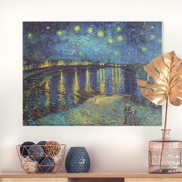 Tableau sur toile - Vincent Van Gogh - Starry Night Over The Rhone