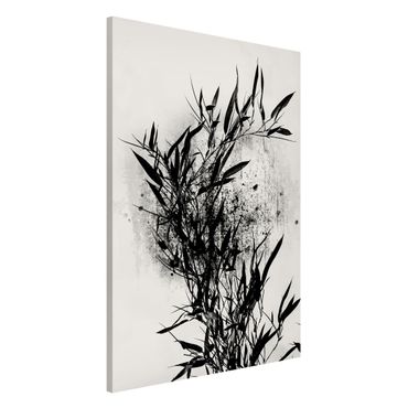 Tableau magnétique - Graphical Plant World - Black Bamboo