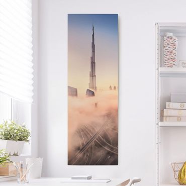 Impression sur toile - Heavenly Dubai Skyline