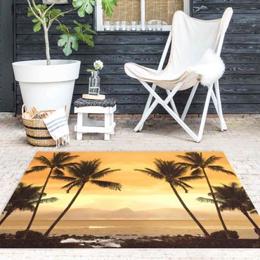 Vinyl Floor Mat - Caribbean Sunset II - Landscape Format 3:2