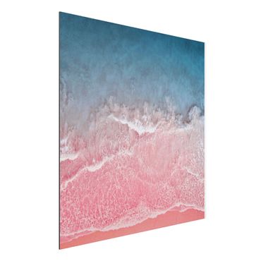 Tableau sur aluminium - Ocean In Pink