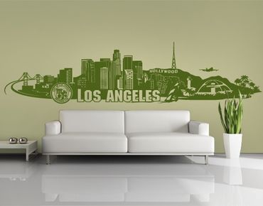 Sticker mural - No.FB103 Los Angeles Skyline