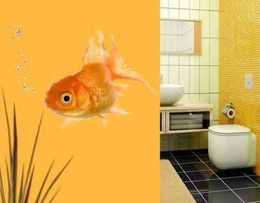 Sticker mural - No.639 Golden Fishie