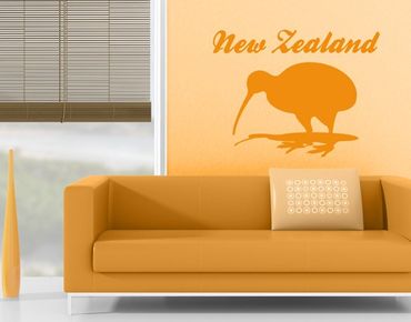 Sticker mural - No.JS38 New Zealand Kiwi