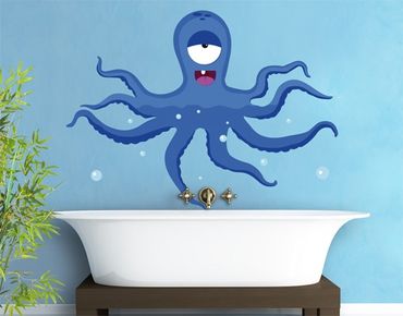 Sticker mural - No.JS92 Squid Monster