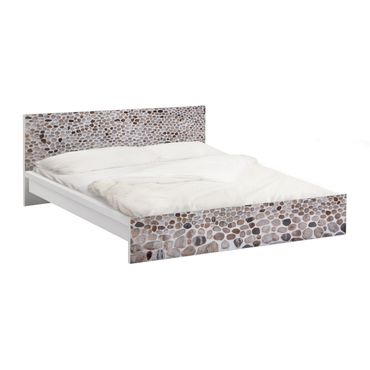 Papier adhésif pour meuble IKEA - Malm lit 160x200cm - Andalusian Stone Wall