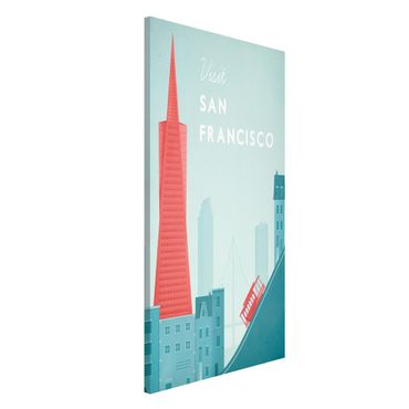 Tableau magnétique - Travel Poster - San Francisco