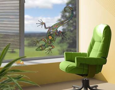 Sticker pour fenêtres - Gecko Pattern