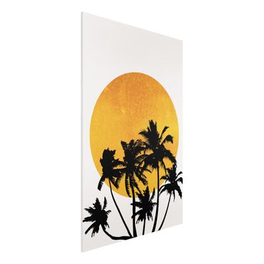 Impression sur forex - Palm Trees In Front Of Golden Sun
