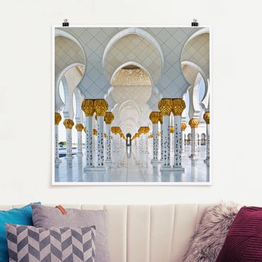 Poster - Mosque In Abu Dhabi