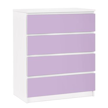 Papier adhésif pour meuble IKEA - Malm commode 4x tiroirs - Colour Lavender