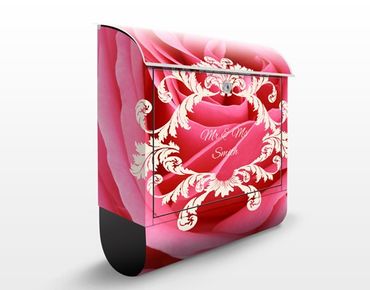 Boite aux lettres personnalisée - Lustful Pink Rose
