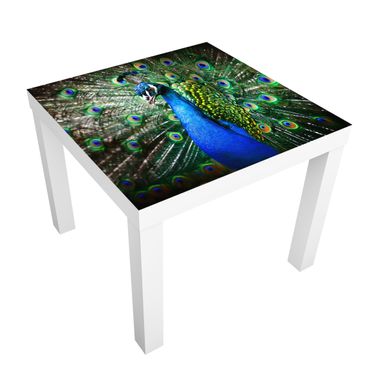 Papier adhésif pour meuble IKEA - Lack table d'appoint - Noble Peacock