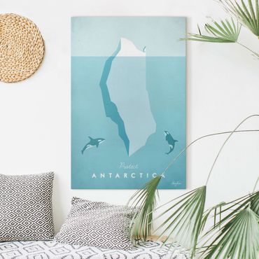 Impression sur toile - Travel Poster - Antarctica