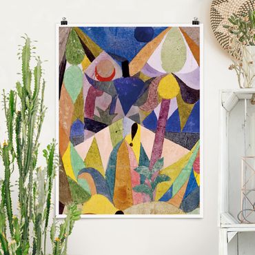 Poster reproduction - Paul Klee - Mild tropical Landscape