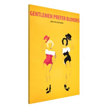 Tableau magnétique - Film Poster Gentlemen Prefer Blondes