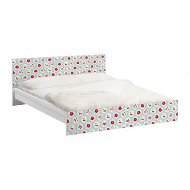 Papier adhésif pour meuble IKEA - Malm lit 160x200cm - Cherries Design
