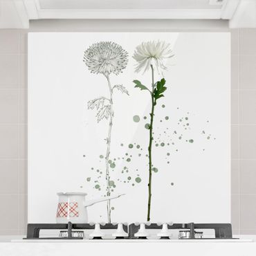 Fond de hotte - Botanical Watercolor - Dandelion