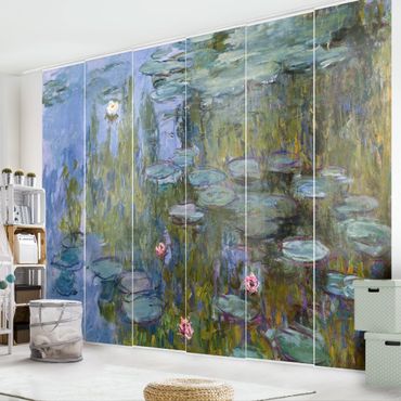 Panneau coulissant - Claude Monet - Water Lilies (Nympheas)