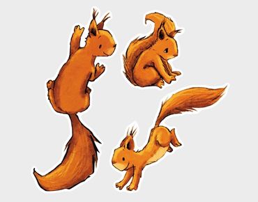 Sticker pour fenêtres - Three Squirricorns