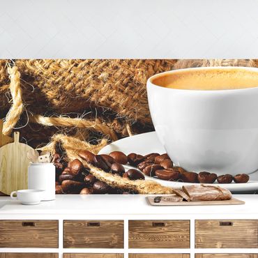 Revêtement mural cuisine - Morning Coffee