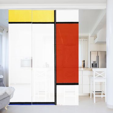 Set de panneaux coulissants - Piet Mondrian - Composition I