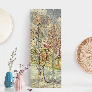 Impression sur bois - Vincent van Gogh - Flowering Peach Trees