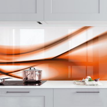 Revêtement mural cuisine - Orange Touch
