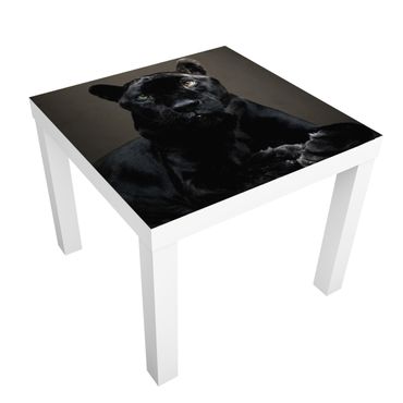 Papier adhésif pour meuble IKEA - Lack table d'appoint - Black Puma