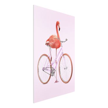 Impression sur forex - Flamingo With Bicycle