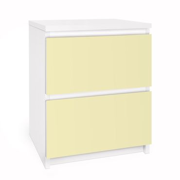 Papier adhésif pour meuble IKEA - Malm commode 2x tiroirs - Colour Crème