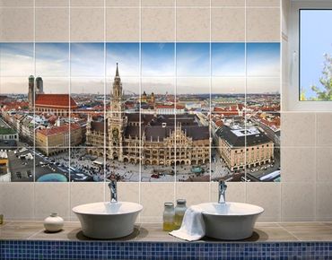Sticker pour carrelage - City Of Munich