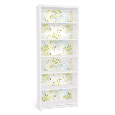 Papier adhésif pour meuble IKEA - Billy bibliothèque - oasis Floral pattern