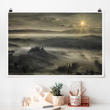 Poster - Tuscany-Morning