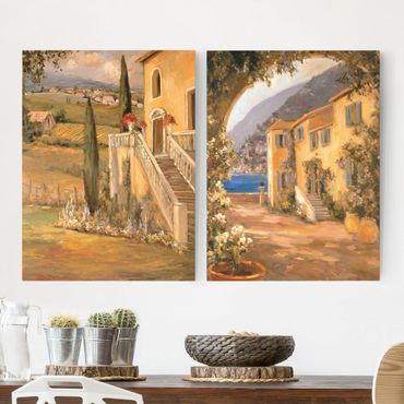 Impression sur toile - Italian Landscape Set I