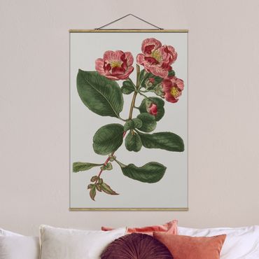 Tableau en tissu avec porte-affiche - Floral Jewelry I